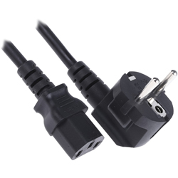 Euro Schuko Plug to IEC C13 LSZH Mains Lead