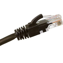 CAT5e UTP RJ45 Patch Lead Black