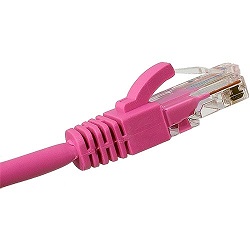 CAT6 UTP RJ45 Patch Lead Pink