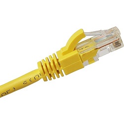 CAT6 UTP RJ45 Patch Lead Yellow