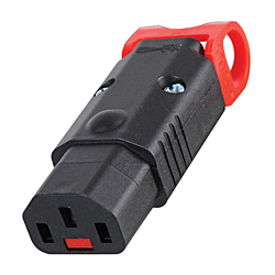 IEC Lock+ C13 Locking Rewireable Connector