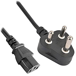 South African Plug to IEC C13 Mains Lead