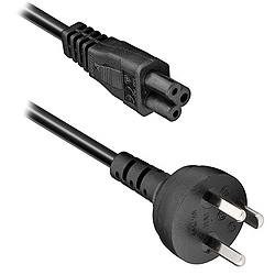 Danish Plug to IEC C5 Cloverleaf Cable