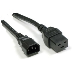 IEC C14 to C19 Power Extension Cable