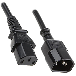 IEC C13 to C14 Power Extension Cable