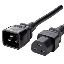 IEC C20 to C21 Power Extension Cable